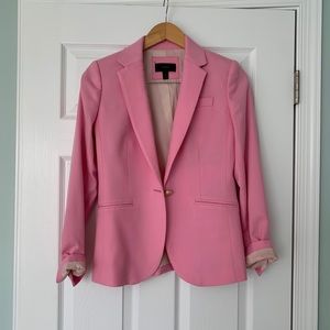 J. Crew Campbell Blazer in Pink Wool